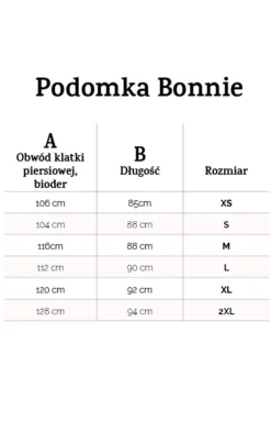 Bonnie szlafrok satynowy