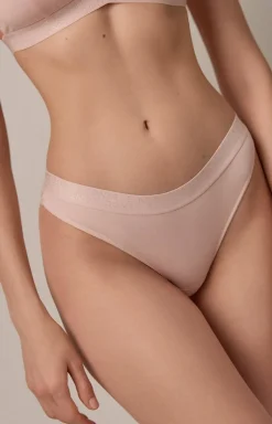 Bustier z trójkątnymi miseczkami beżowy FLEXIBLE LBE 2234