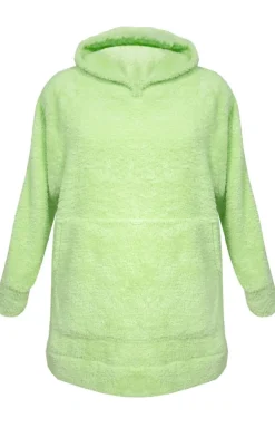 Damskie DKaren Szlafroki I Peniuary|Bielizna Homewear - Ciepła kocobuza daka poarowa róż Ariea