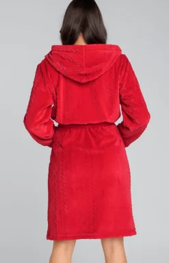 Damskie Italian Fashion Szlafroki I Peniuary|Szlafroki Damskie - Ciepły szlafrok damski Zala