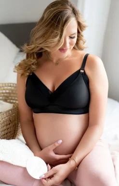 Ciążowy biustonosz semi-soft do karmienia LoveMe mama