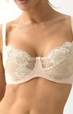 Damskie PariPari Lingerie Panty Damskie|Figi Koronkowe - Ceo II beżowe zorty dakie