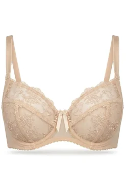 Damskie PariPari Lingerie Figi Z Wysokim Stanem|Majtki Z Wysokim Stanem - Cynthia figi dakie z wyoki tane beżowe