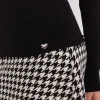 BASIC FEEL GOOD Moda - Czarna elegancka bluzka damska z długim rękawem RV-BZ-9201.78P