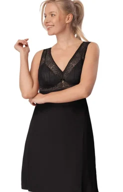 Czarna koszulka nocna Desire Big