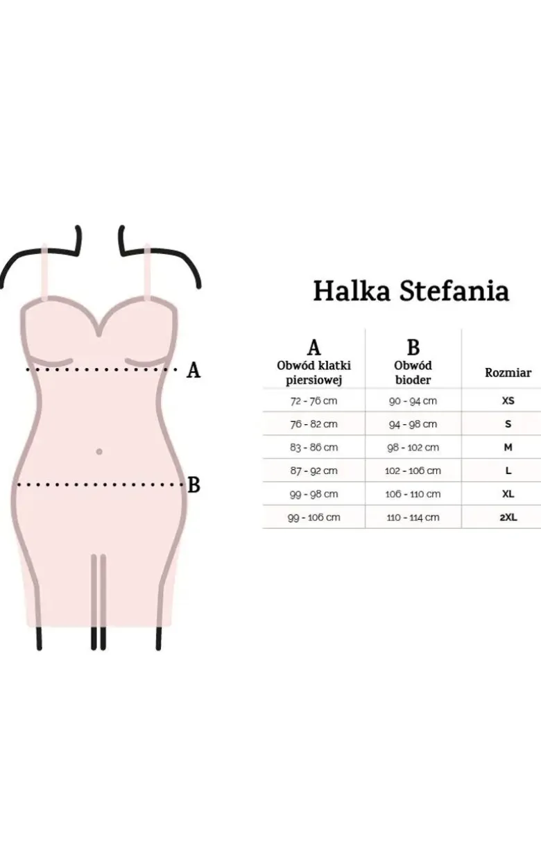 Czarna koszulka nocna wiskoza Stefania