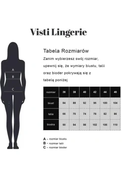 Czarna koszulka nocna z koronką Dolly
