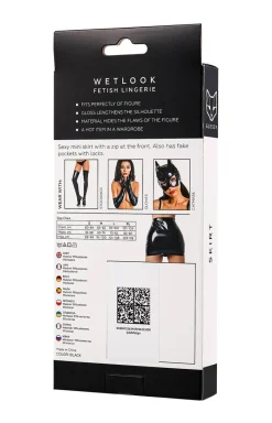 Glossy Kostiumy I Przebrania - Czarna pódnica wetook Biie