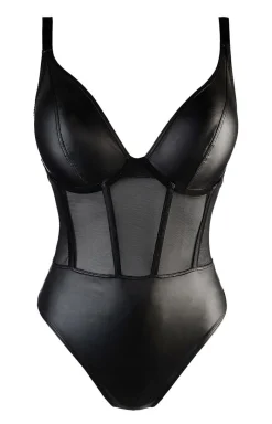 Axami Body - Czarne body daskie V-10590