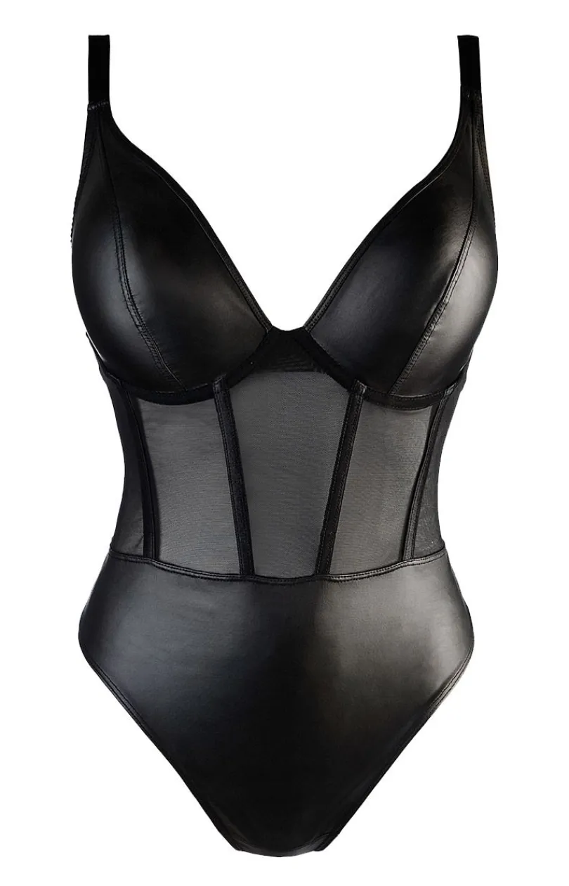 Axami Body - Czarne body daskie V-10590