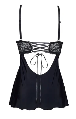 Beauty Night Body|Body - Czarne body damskie z koronką Sarina