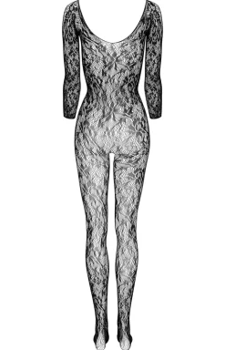 Czarne bodystocking BG004
