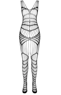 Passion Bodystocking|Body - Czarne bodystocking BS102
