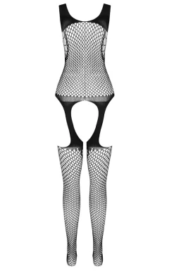 Passion Bodystocking|Body - Czarne bodystocking BS104
