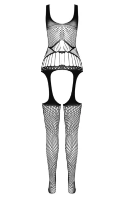 Passion Bodystocking|Body - Czarne bodystocking BS106