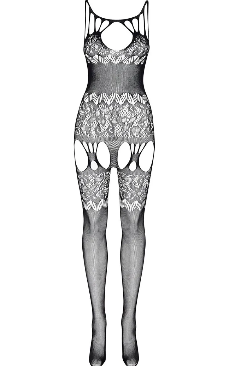 Beauty Night Bodystocking|Body - Czarne bodystocking siateczka Yolanda