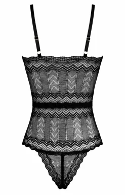 PURE SIN Body|Body - Czarne koronkowe body damskie NEW DAFNE