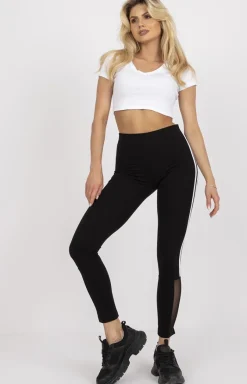 Damskie Relevance Legginsy|Legginsy Damskie - Czarne egginy dakie portowe RV-G-7899.10
