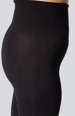 Czarne legginsy damskiez efektem push-up plus size Smoothwear