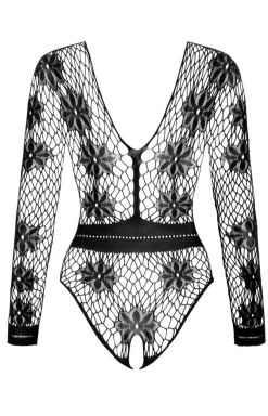 Beauty Night Bodystocking|Body - Czarne siateczkowe body Regina
