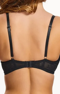 Czarny biustonosz półusztywniany semi-soft Leila 0091