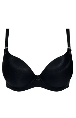 Czarny biustonosz super push-up z silikonem double push Ida