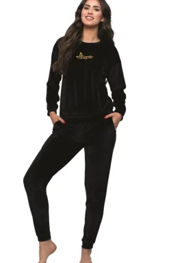 Czarny dres damski 176
