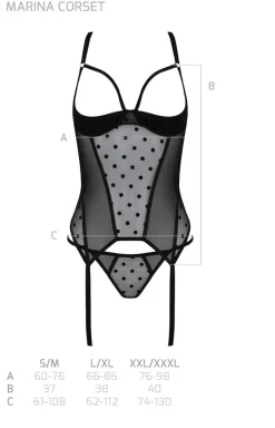 Passion Body|Gorsety - gorset i stringi Marina