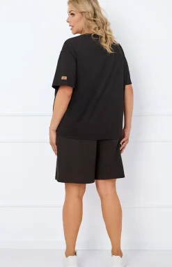 Damskie Italian Fashion Piżamy Damskie Krótkie|Bielizna Homewear - kopet daki z krótki rękawe i podenkai Bono