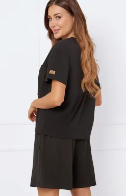 Damskie Italian Fashion Piżamy Damskie Krótkie|Bielizna Homewear - kopet daki z krótki rękawe i podenkai Bono
