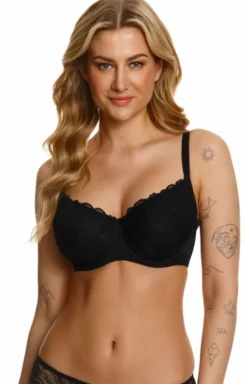 Lupoline Panty Damskie|Biustonosze Usztywniane - koronkowy biustonosz usztywniany 152 CZ
