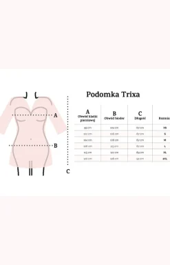 Czarny szlafrok damski krótka podomka Trixa