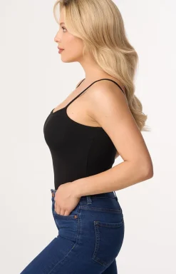 Czarny top damski Maxine