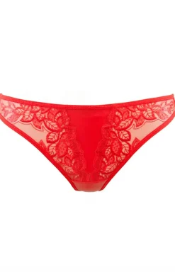 Czerwone stringi damskie V-10078