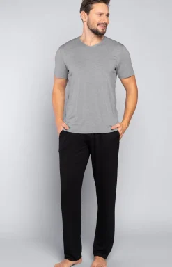 Męskie Italian Fashion Piżamy Męskie - Dallas piżama męska kr.dł.