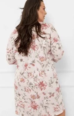 Damskie Italian Fashion Koszule Nocne|Koszule Nocne Damskie - Daka kozula nocna w kwiaty - ALTA