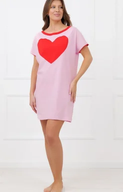 Damskie Italian Fashion Koszule Nocne|Koszule Nocne Damskie - Daka kozua nocna z erce łooiowa abrina