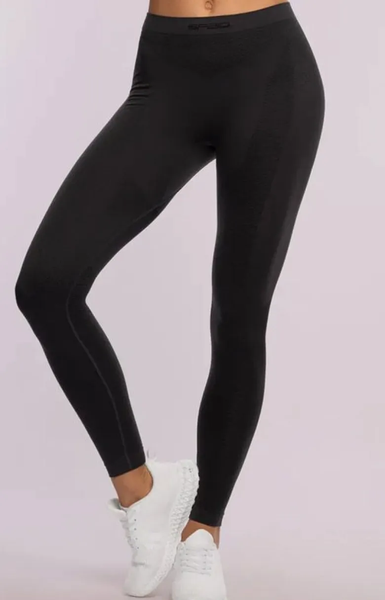 Damskie legginsy termoaktywne ciemnoszare Play