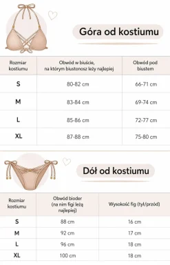 Damskie Marko Stroje Kąpielowe Dwuczęściowe|Bielizna Plus Size - Dół do kotiuu Dakota -811/2