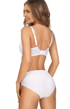 Desiree B273 biały koronkowy biustonosz semi-soft