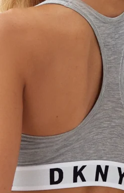 DKNY bawełniany biustonosz sportowy top DK4519
