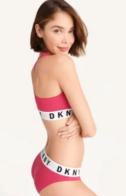 DKNY Biustonosze Sportowe - bawełniany biutonoz top DK4519