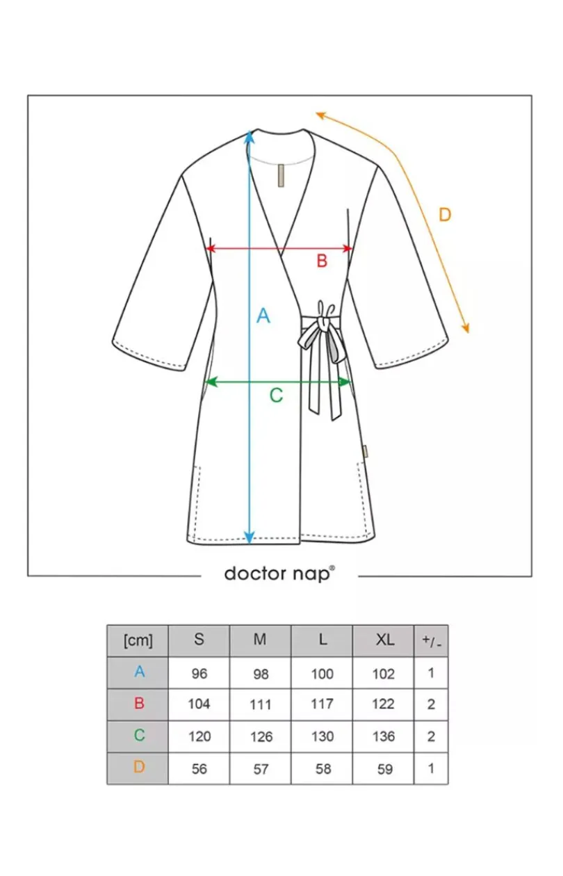 Damskie Doctor Nap Szlafroki I Peniuary|Szlafroki Damskie - krótki zlafrok damki WW.7169