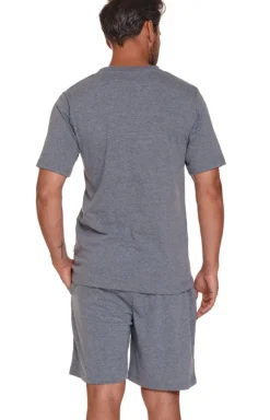 Doctor Nap Męska szara piżama z gumą PMB.4332.DARK_GREY