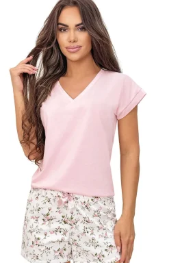 Donna bawełniana piżama z krótkimi spodenkami Emilia short