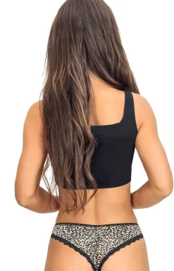 Damskie Donna Figi, Stringi, Panty|Figi Damskie - figi damkie brazyliany w panterkę Omari 253