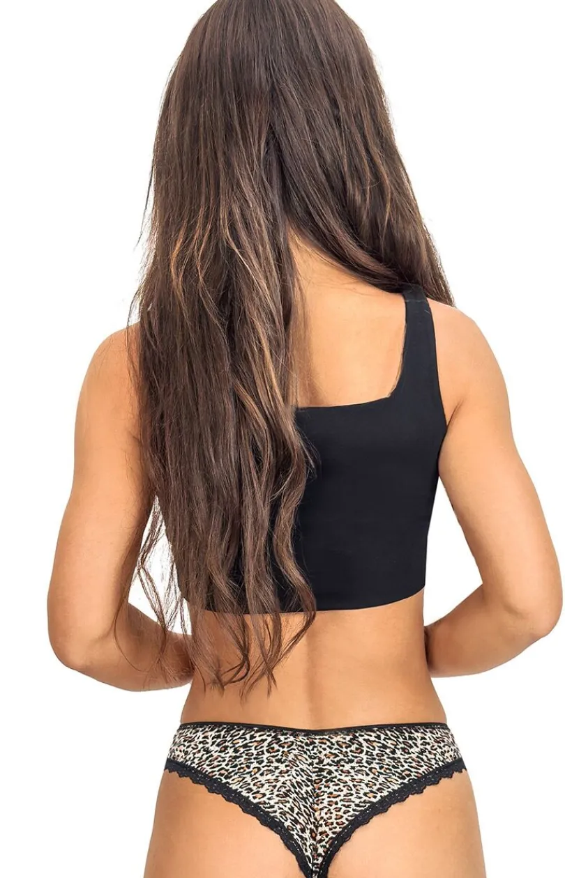 Damskie Donna Figi, Stringi, Panty|Figi Damskie - figi damkie brazyliany w panterkę Omari 253