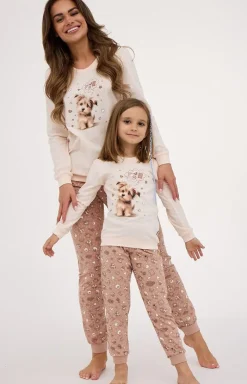 Damskie Cornette Ciepłe Piżamy|Piżamy Damskie - Długa piżama damska 671/431 Sweet Dog