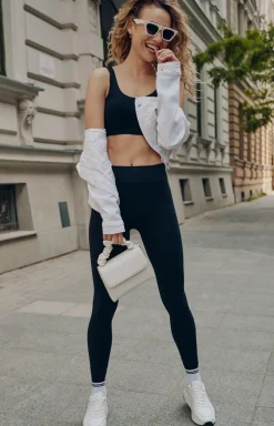 Damskie Gabriella Legginsy|Legginsy Damskie - Długie legginsy kryjące bezszwowe z wysokim stanem Free