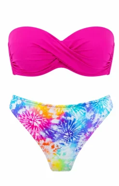 Dwuczęściowy strój kąpielowy Alice-26/W 702 push-up z odpinanymi ramiączkami
